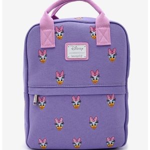 Loungefly Disney Canvas Daisy Duck Mini Backpack